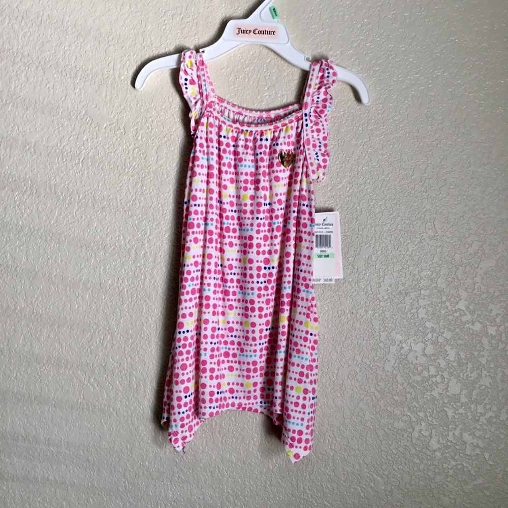 NWT Toddler Girls Juicy Couture Dress Sz. 18M